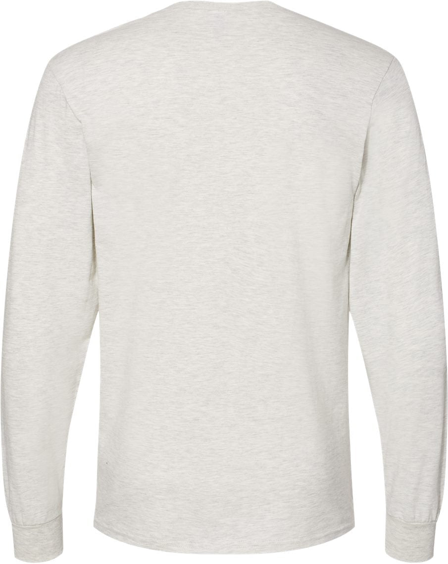 no-logo Fruit of the Loom Unisex Iconic Long Sleeve T-Shirt-T-Shirts - Long Sleeve-Fruit of the Loom-Thread Logic