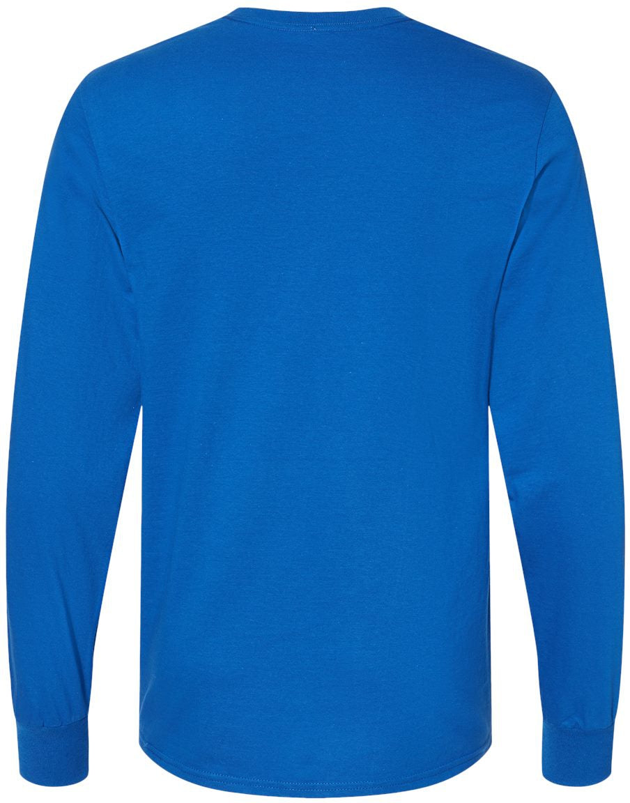 no-logo Fruit of the Loom Unisex Iconic Long Sleeve T-Shirt-T-Shirts - Long Sleeve-Fruit of the Loom-Thread Logic