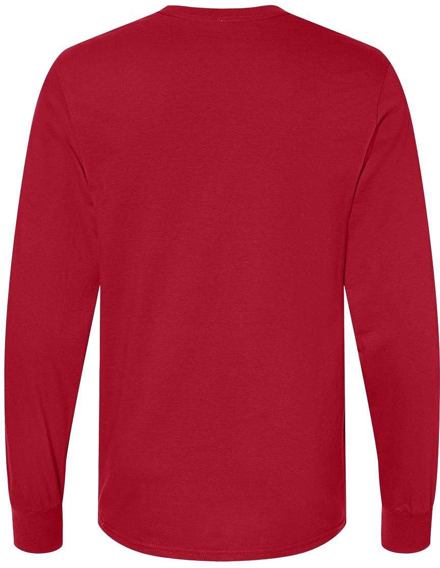no-logo Fruit of the Loom Unisex Iconic Long Sleeve T-Shirt-T-Shirts - Long Sleeve-Fruit of the Loom-Thread Logic