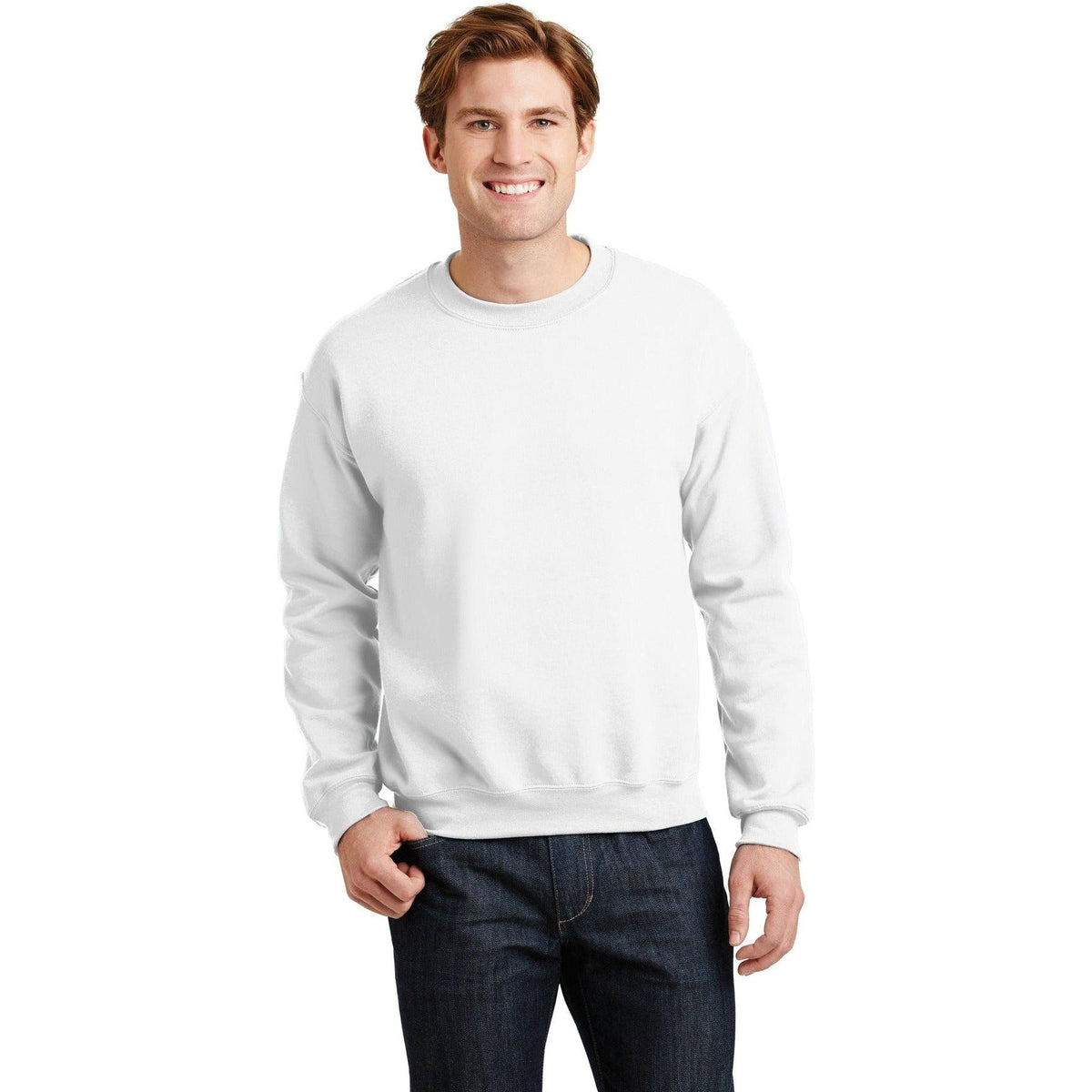 no-logo Gildan Blend Crewneck Sweatshirt-Crewnecks-Gildan-Thread Logic
