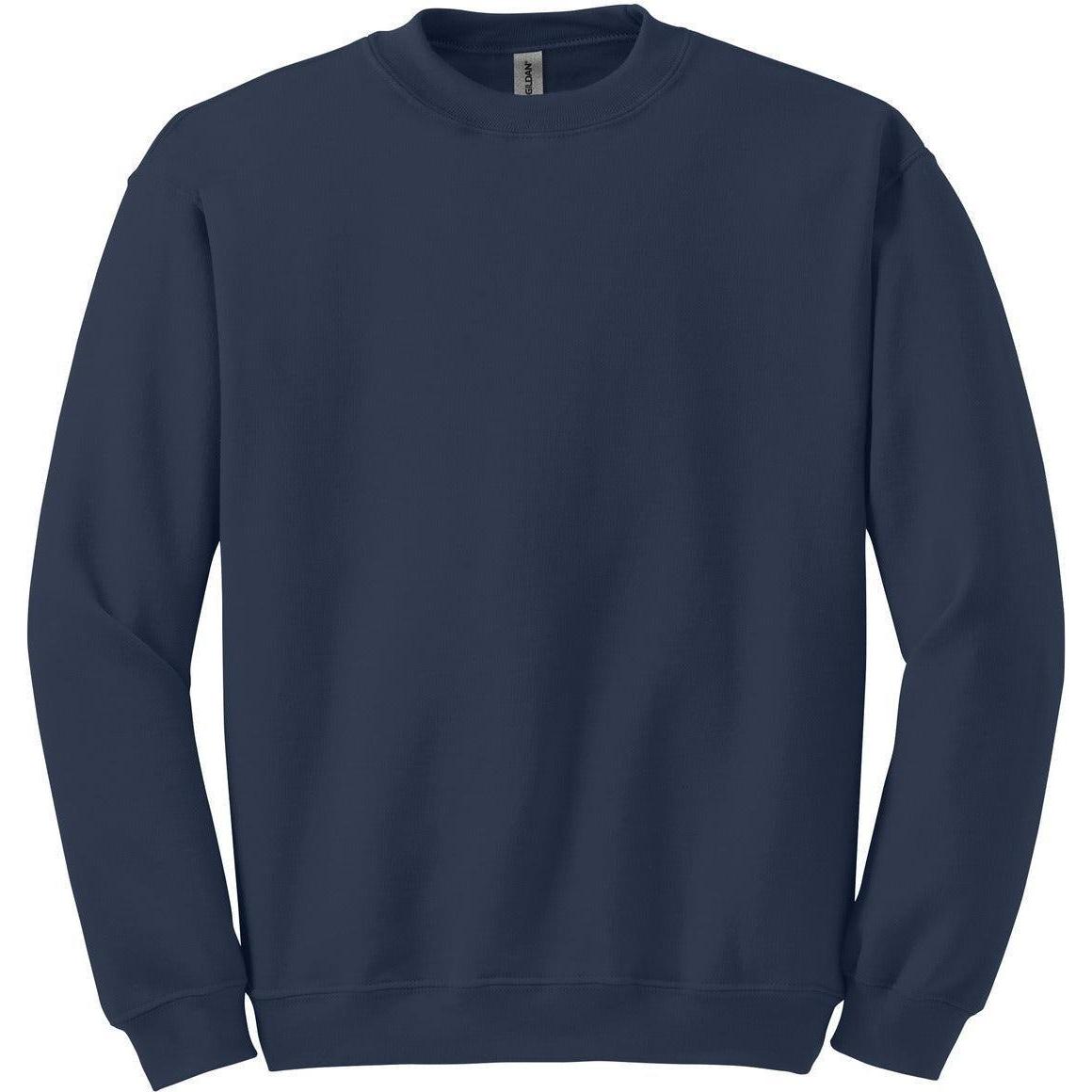 no-logo Gildan Blend Crewneck Sweatshirt-Crewnecks-Gildan-Navy-S-Thread Logic