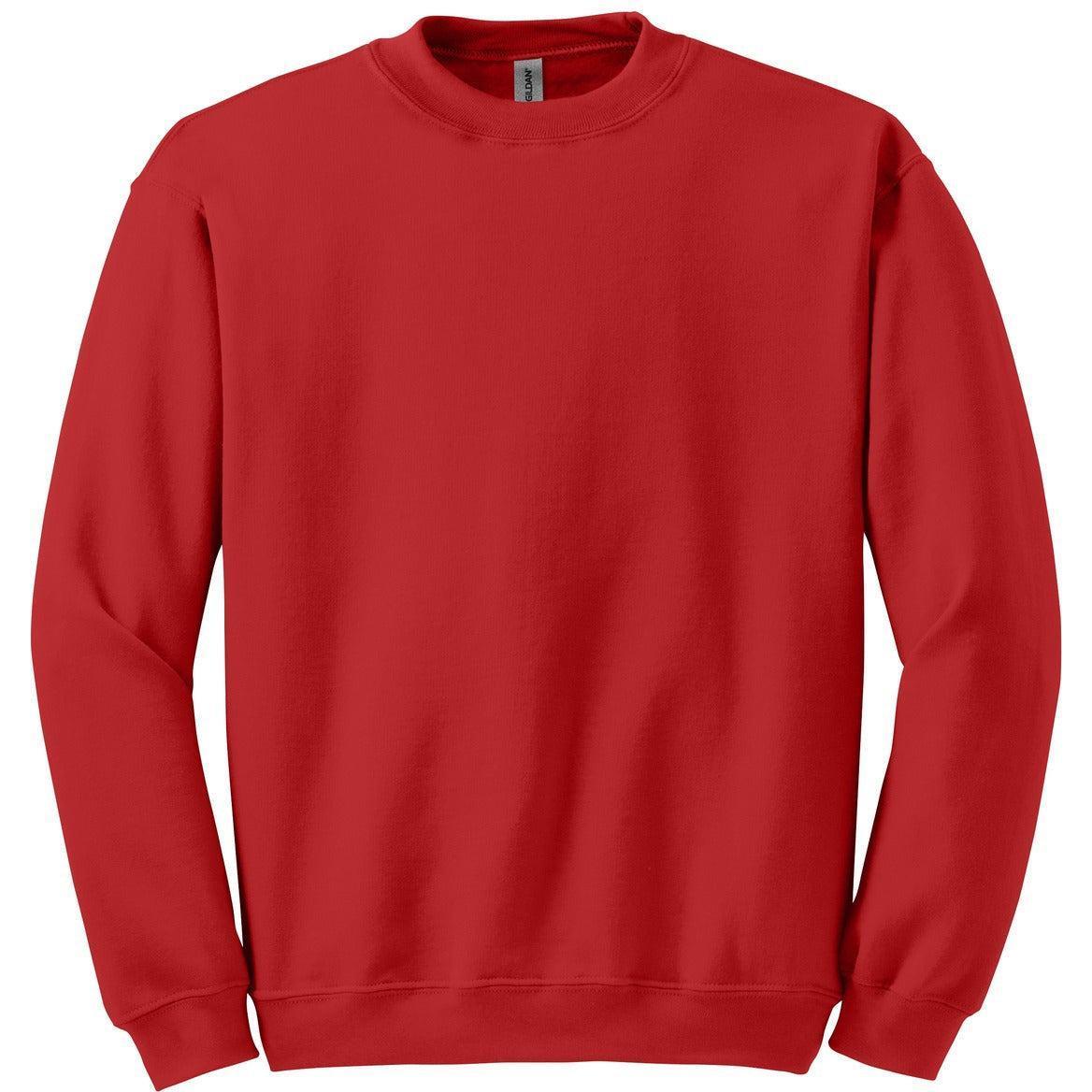 no-logo Gildan Blend Crewneck Sweatshirt-Crewnecks-Gildan-Red-S-Thread Logic