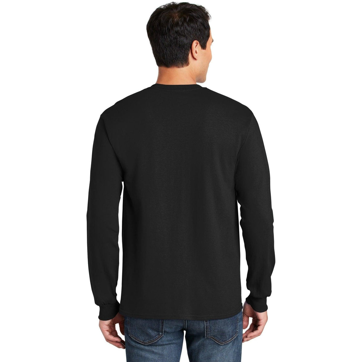 no-logo Gildan Cotton Long Sleeve T-Shirt-Regular-Gildan-Thread Logic