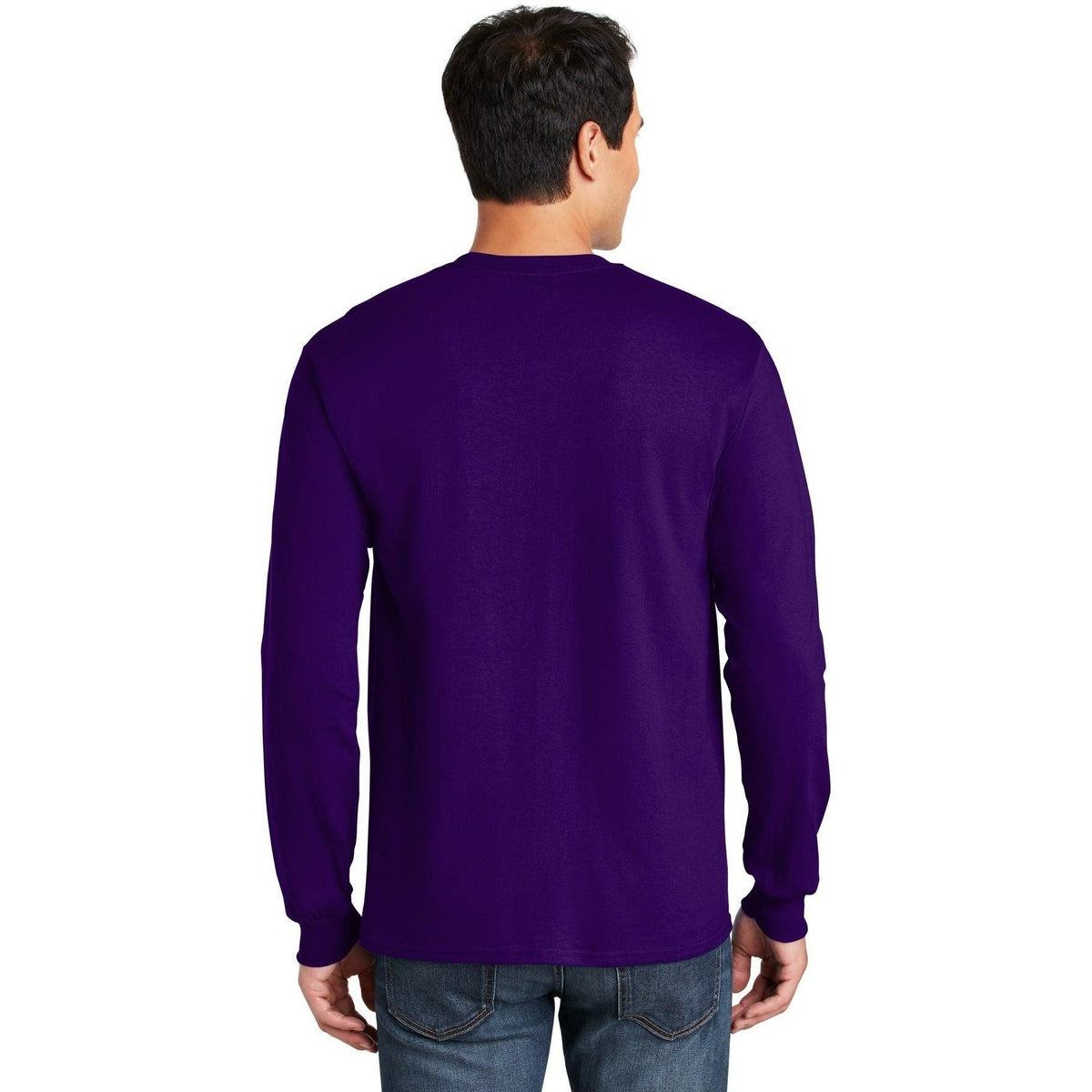 no-logo Gildan Cotton Long Sleeve T-Shirt-Regular-Gildan-Thread Logic