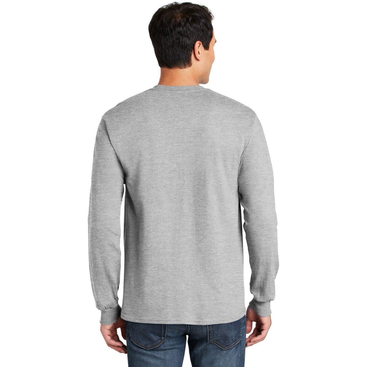no-logo Gildan Cotton Long Sleeve T-Shirt-Regular-Gildan-Thread Logic