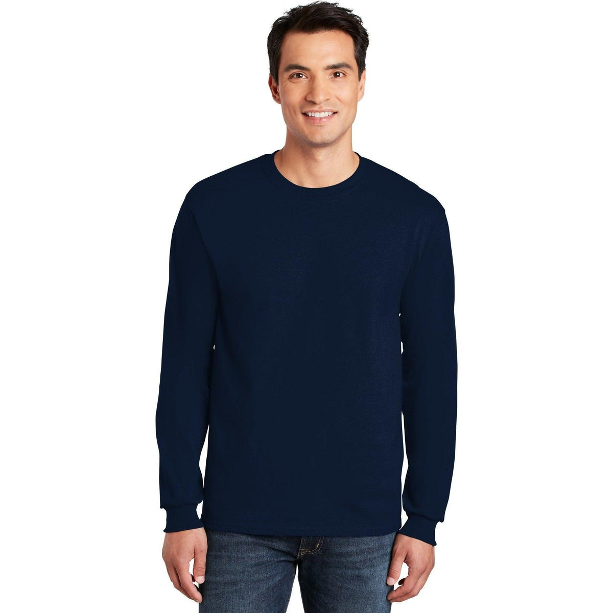 no-logo Gildan Cotton Long Sleeve T-Shirt-Regular-Gildan-Thread Logic