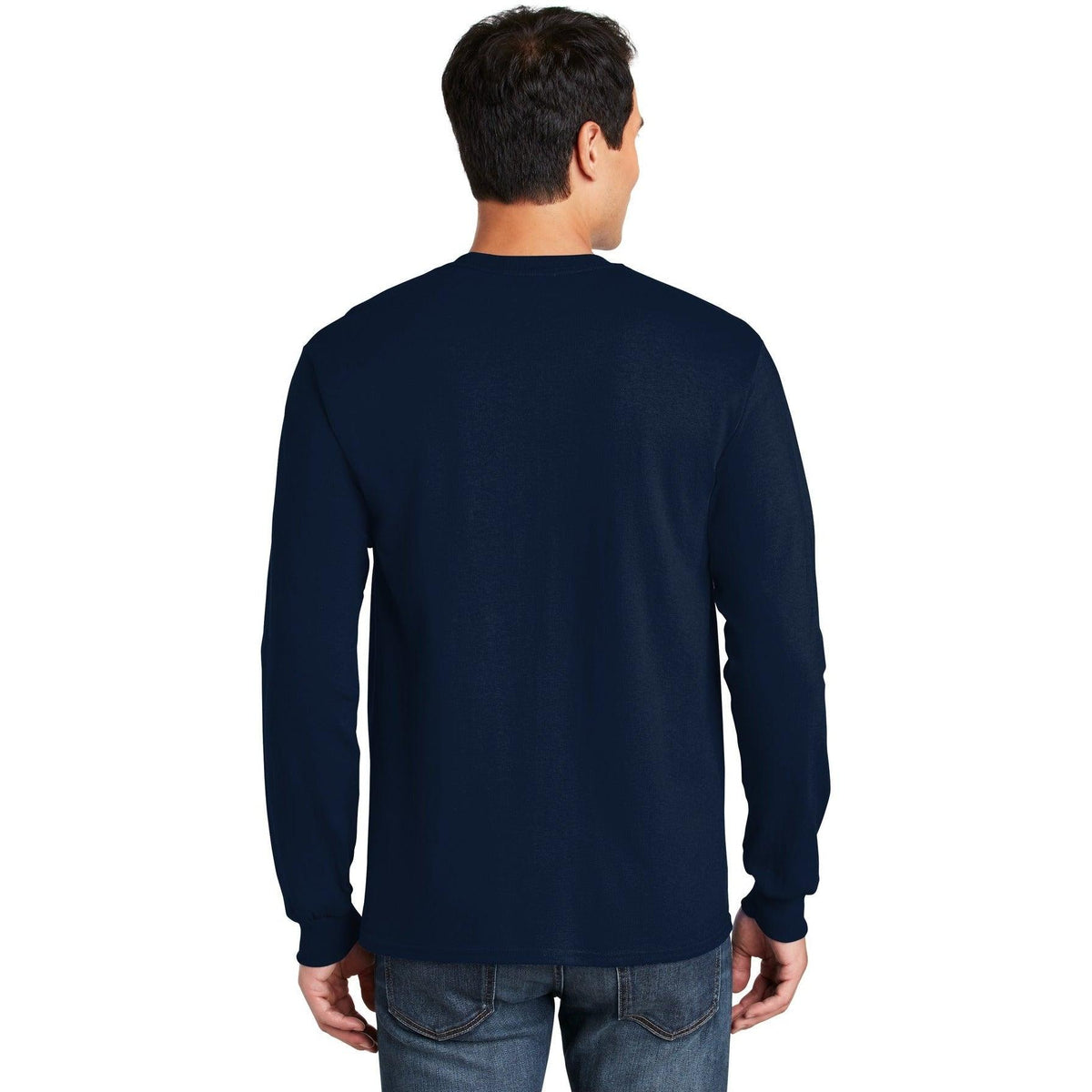 no-logo Gildan Cotton Long Sleeve T-Shirt-Regular-Gildan-Thread Logic
