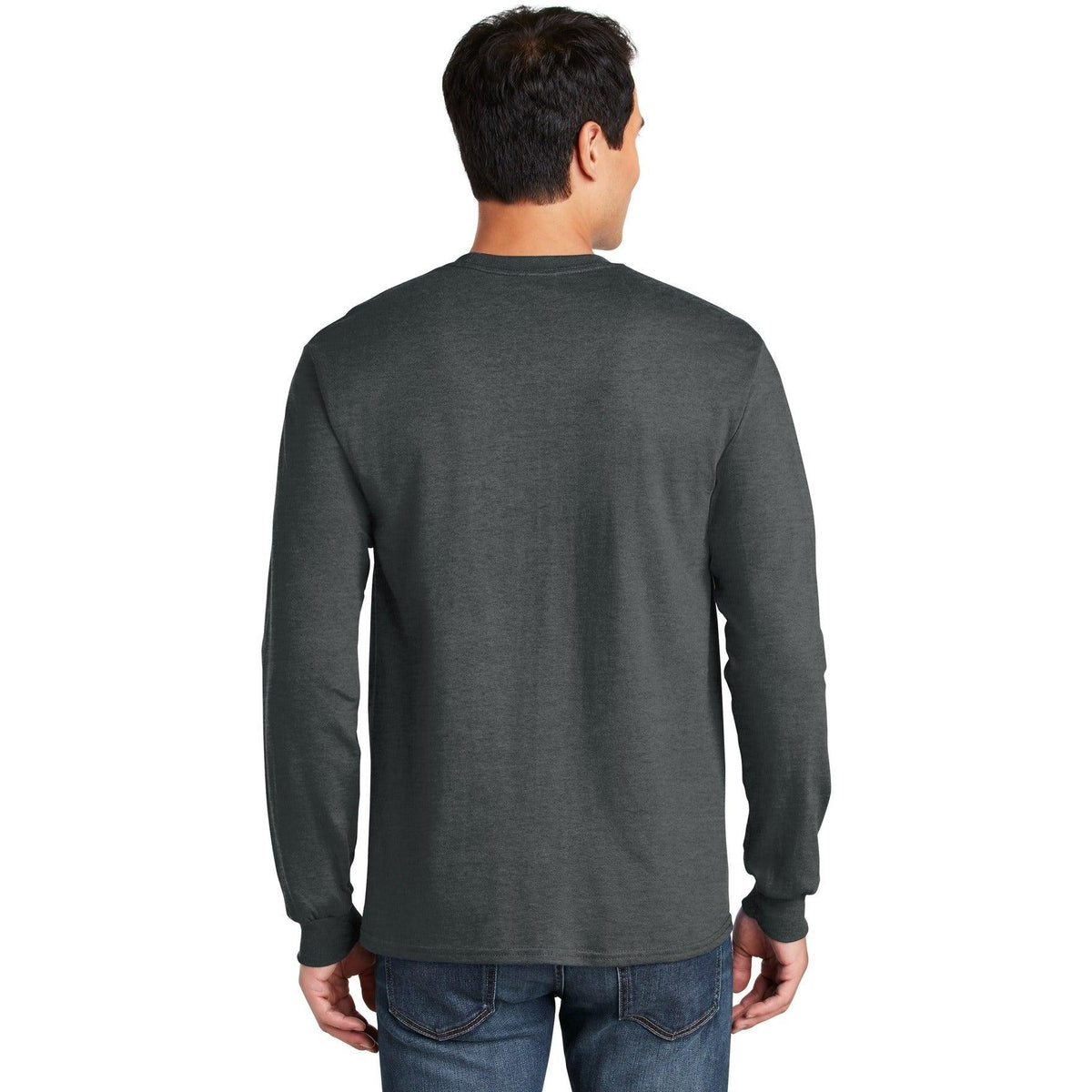 no-logo Gildan Cotton Long Sleeve T-Shirt-Regular-Gildan-Thread Logic