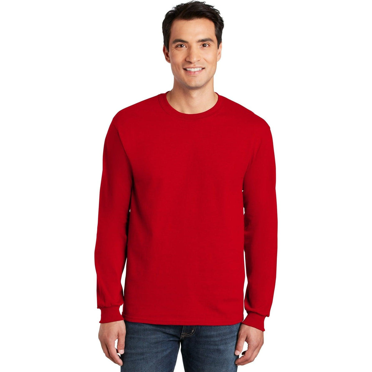 no-logo Gildan Cotton Long Sleeve T-Shirt-Regular-Gildan-Thread Logic