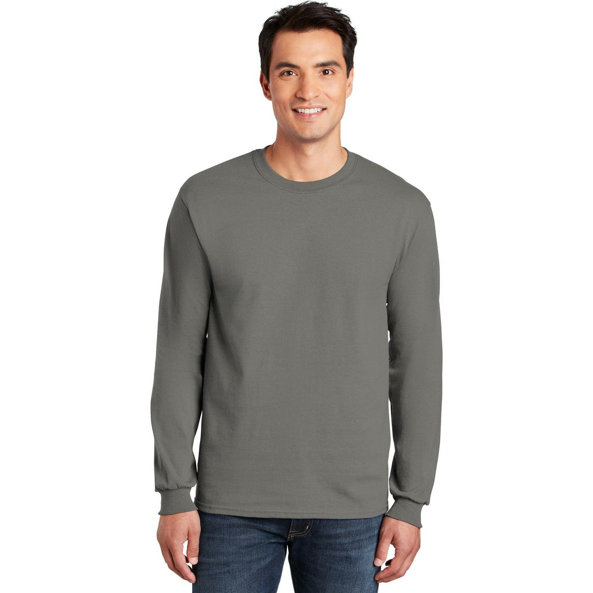 no-logo Gildan Cotton Long Sleeve T-Shirt-Regular-Gildan-Thread Logic