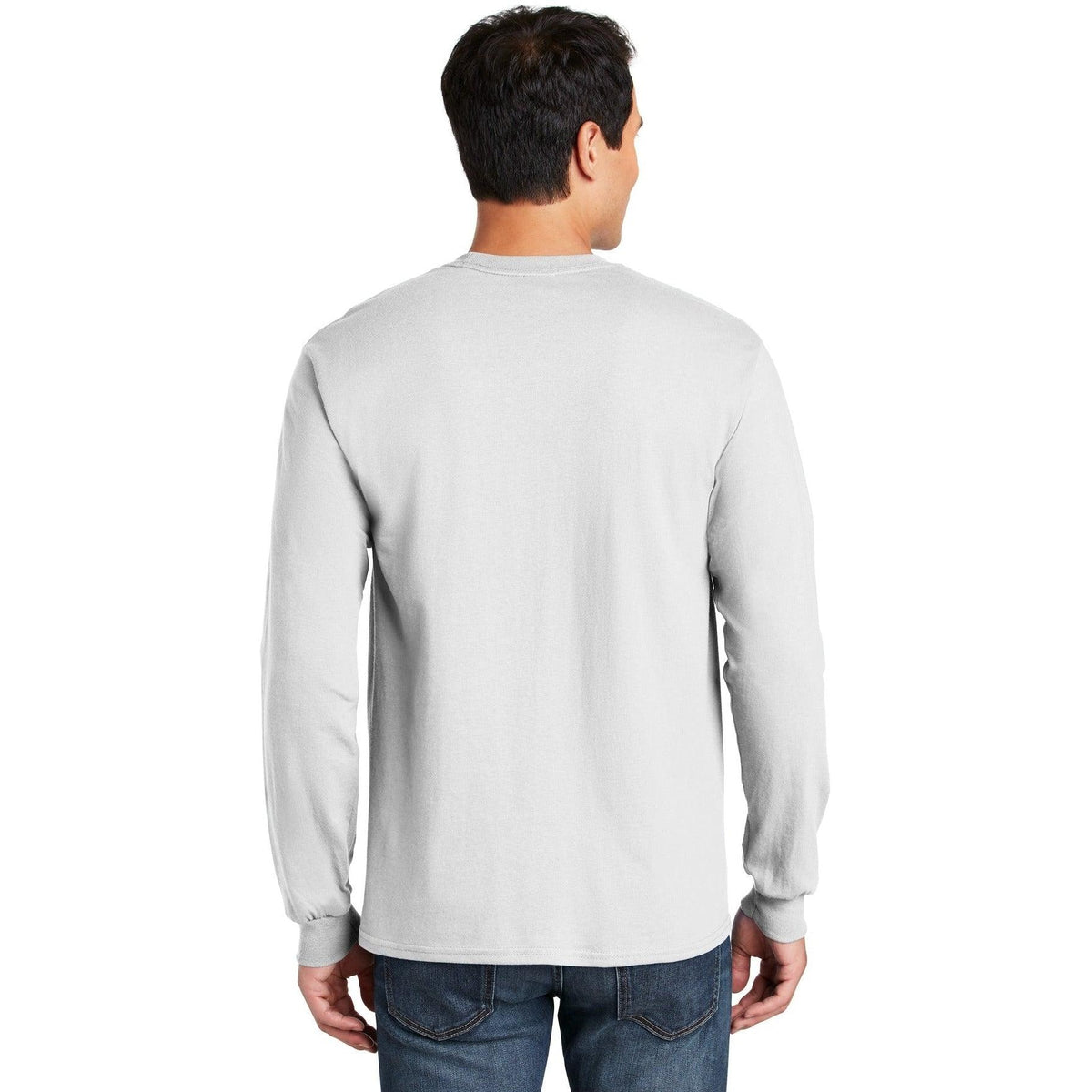 no-logo Gildan Cotton Long Sleeve T-Shirt-Regular-Gildan-Thread Logic