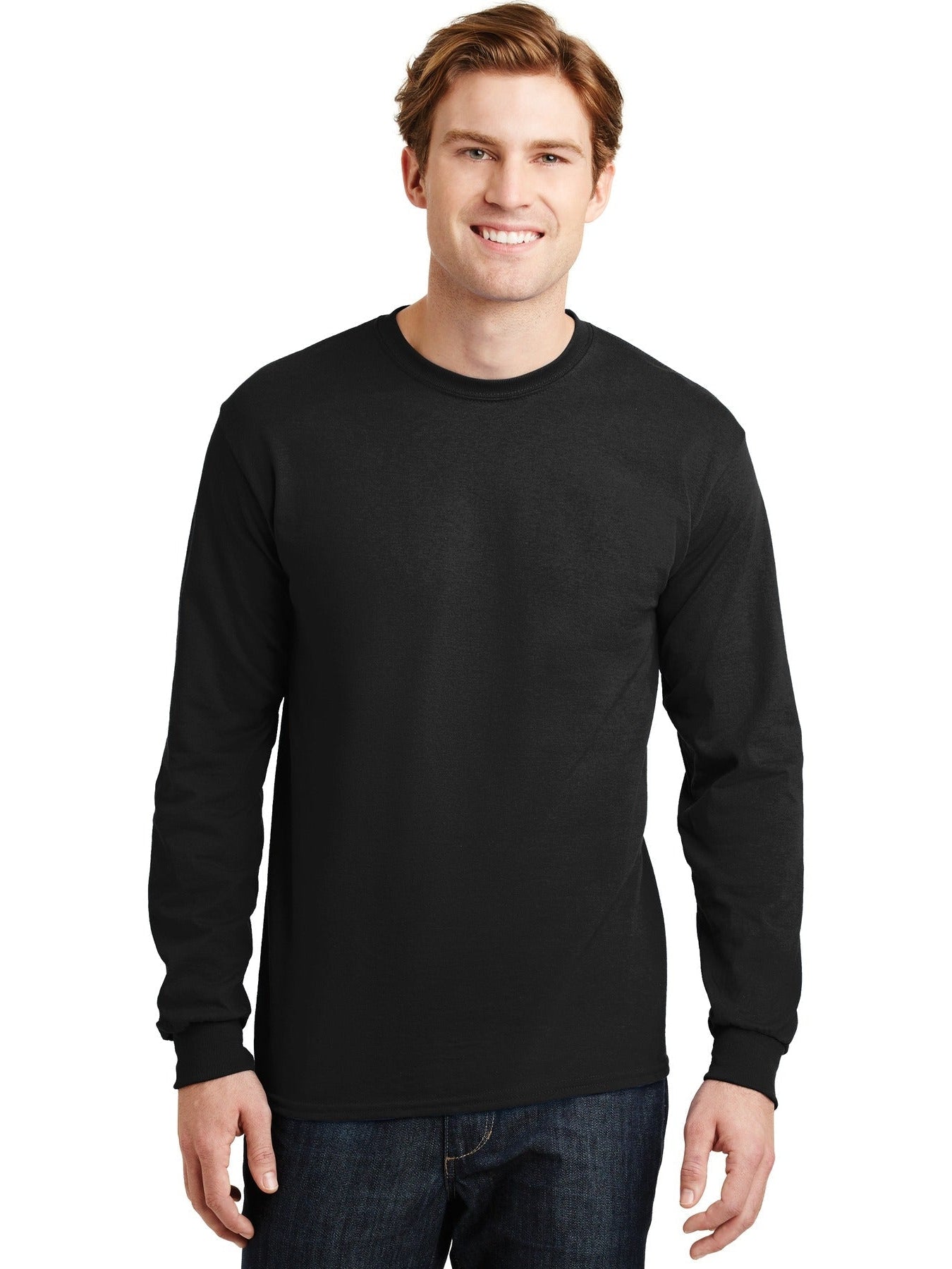 no-logo Gildan DryBlend 50 Cotton/50 Poly Long Sleeve T-Shirt-Regular-Gildan-Thread Logic
