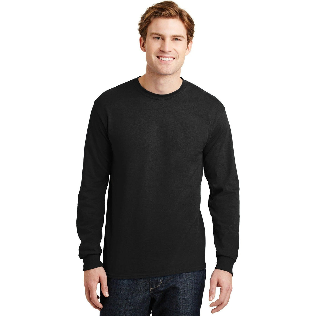 no-logo Gildan DryBlend 50 Cotton/50 Poly Long Sleeve T-Shirt-Regular-Gildan-Thread Logic