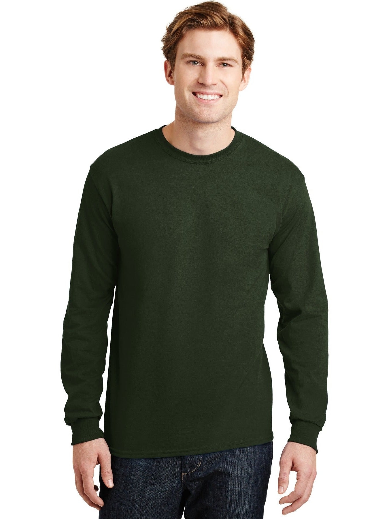 no-logo Gildan DryBlend 50 Cotton/50 Poly Long Sleeve T-Shirt-Regular-Gildan-Thread Logic