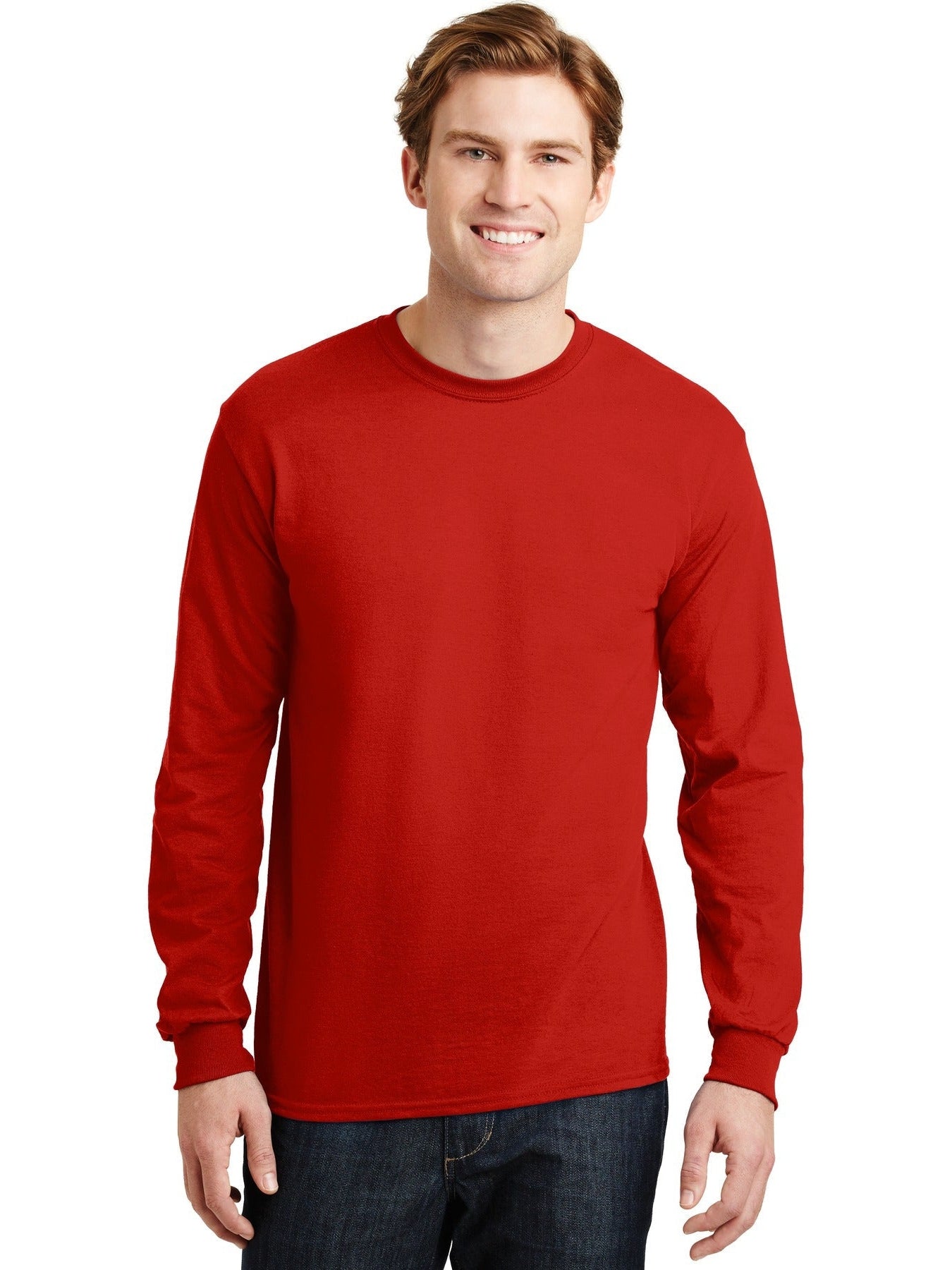 no-logo Gildan DryBlend 50 Cotton/50 Poly Long Sleeve T-Shirt-Regular-Gildan-Thread Logic