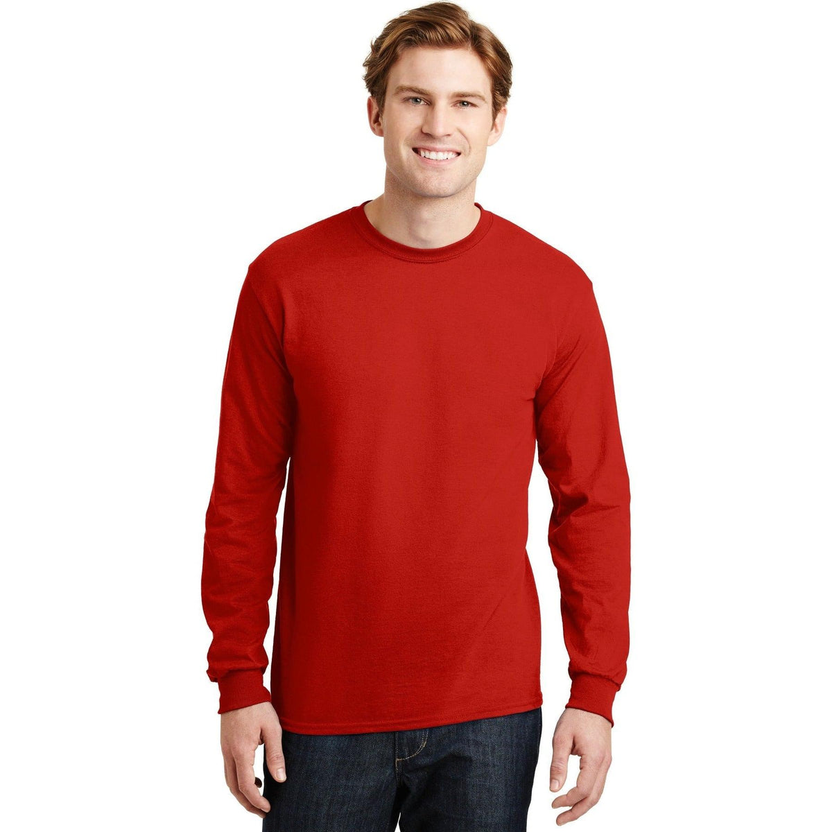 no-logo Gildan DryBlend 50 Cotton/50 Poly Long Sleeve T-Shirt-Regular-Gildan-Thread Logic