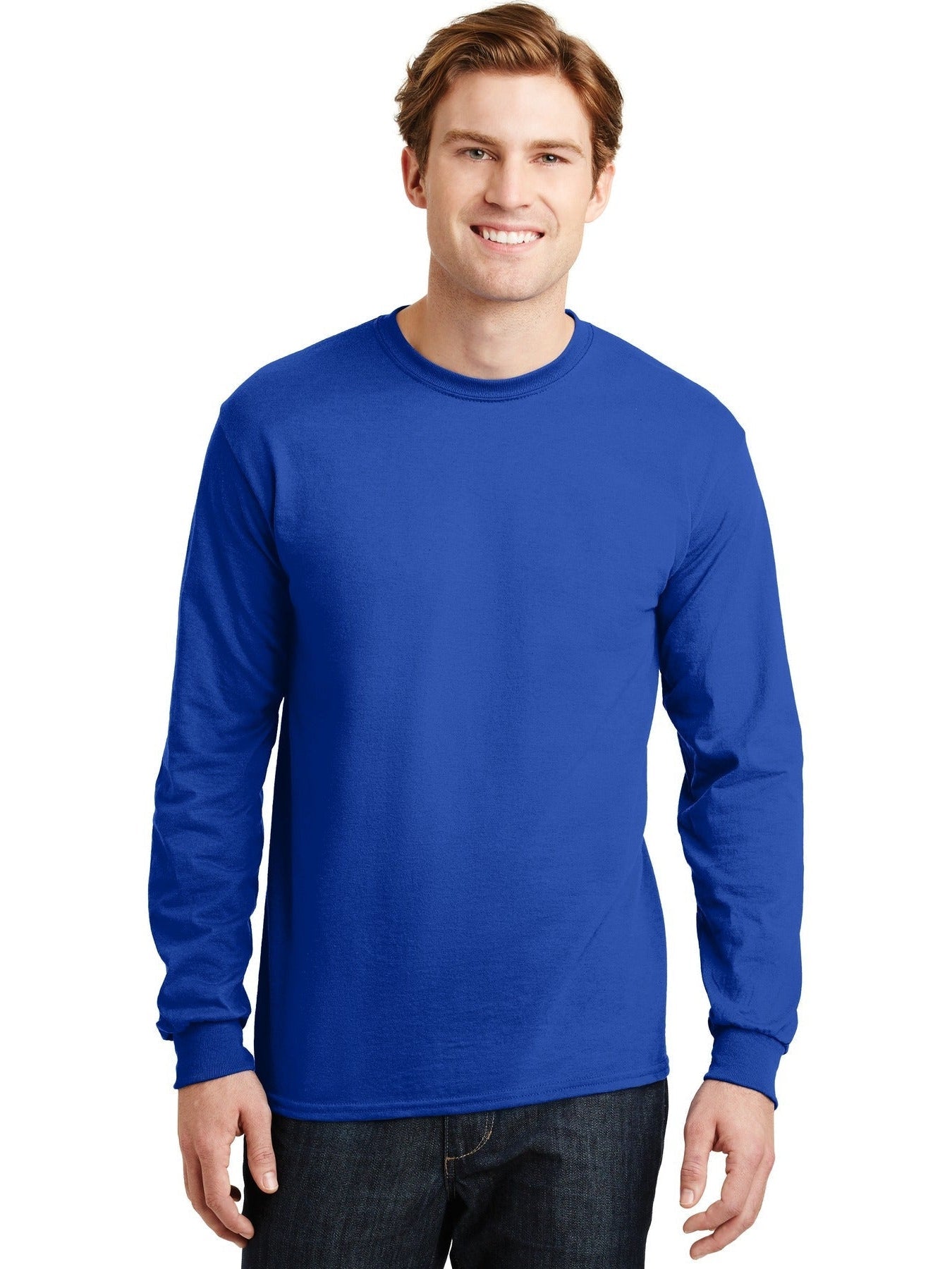 no-logo Gildan DryBlend 50 Cotton/50 Poly Long Sleeve T-Shirt-Regular-Gildan-Thread Logic