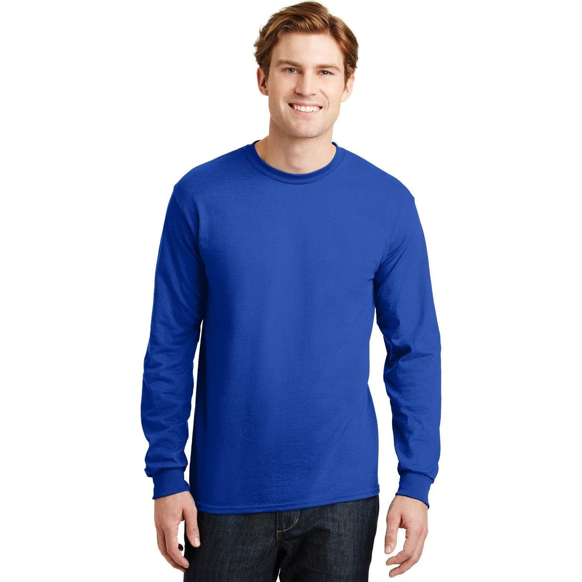 no-logo Gildan DryBlend 50 Cotton/50 Poly Long Sleeve T-Shirt-Regular-Gildan-Thread Logic