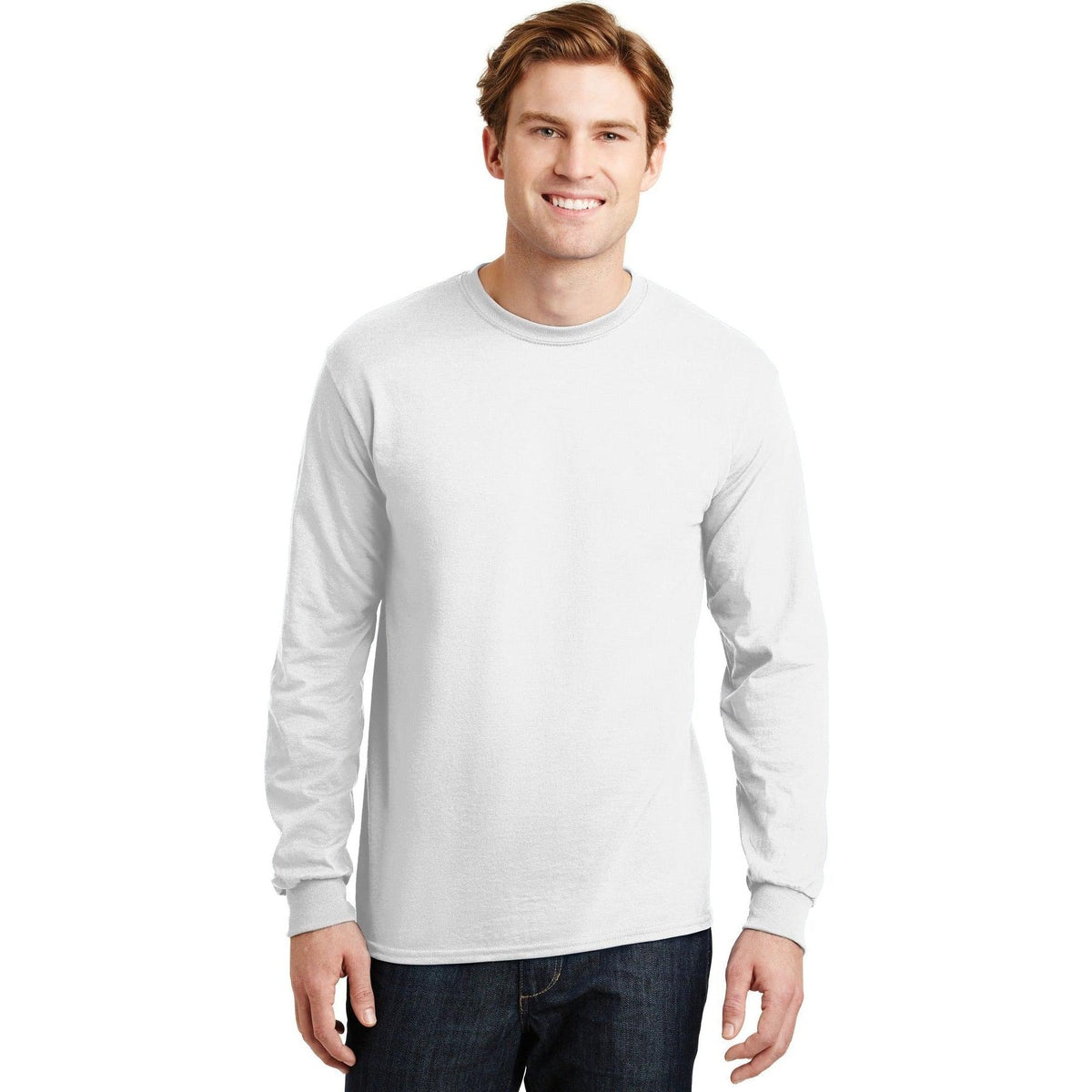 no-logo Gildan DryBlend 50 Cotton/50 Poly Long Sleeve T-Shirt-Regular-Gildan-Thread Logic