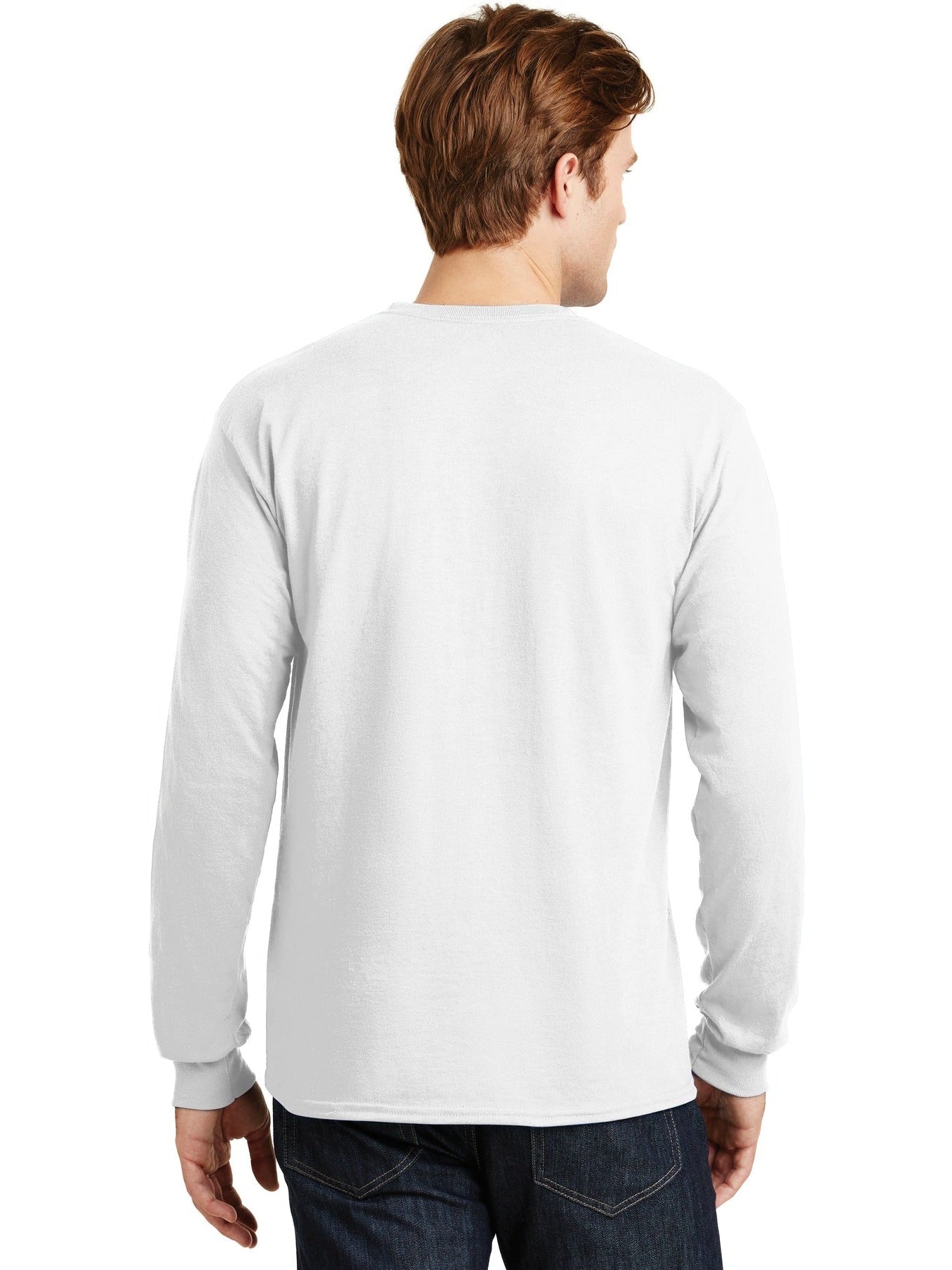 no-logo Gildan DryBlend 50 Cotton/50 Poly Long Sleeve T-Shirt-Regular-Gildan-Thread Logic
