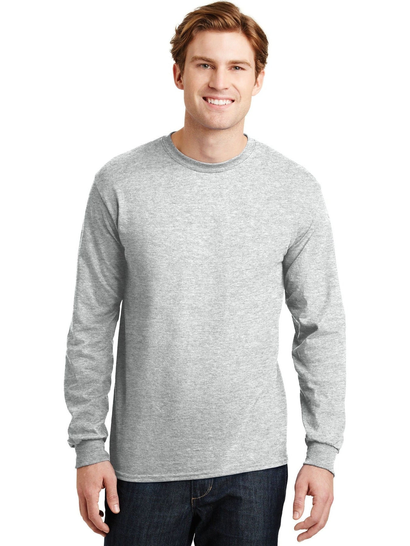 no-logo Gildan DryBlend 50 Cotton/50 Poly Long Sleeve T-Shirt-Regular-Gildan-Thread Logic