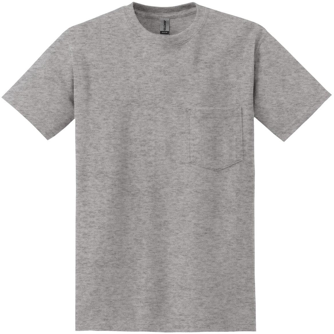 no-logo Gildan DryBlend 50/50 Pocket T-Shirt-Polos-Gildan-Sport Grey-S-Thread Logic