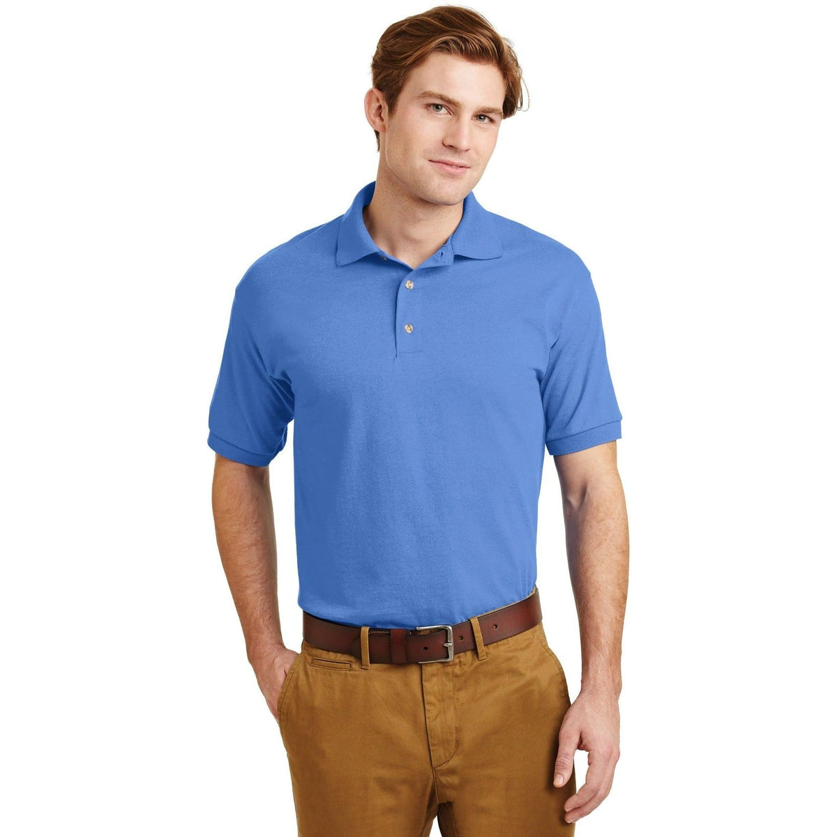 no-logo Gildan DryBlend 6-Ounce Jersey Knit Polo Shirt-Regular-Gildan-Thread Logic