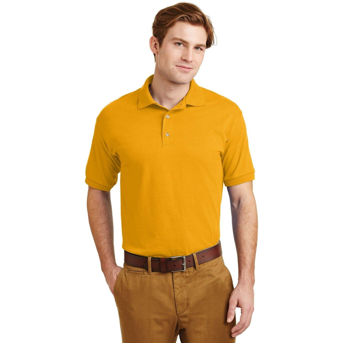 no-logo Gildan DryBlend 6-Ounce Jersey Knit Polo Shirt-Regular-Gildan-Thread Logic