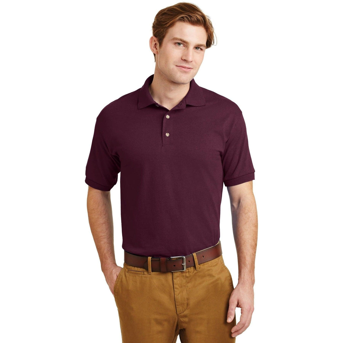 no-logo Gildan DryBlend 6-Ounce Jersey Knit Polo Shirt-Regular-Gildan-Thread Logic