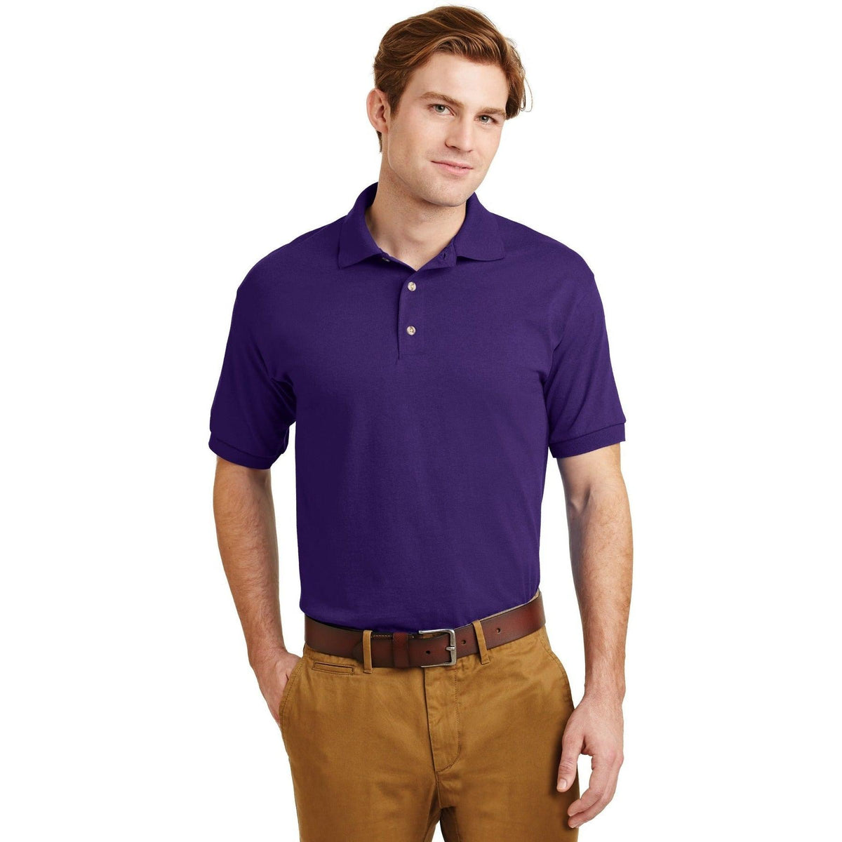 no-logo Gildan DryBlend 6-Ounce Jersey Knit Polo Shirt-Regular-Gildan-Thread Logic
