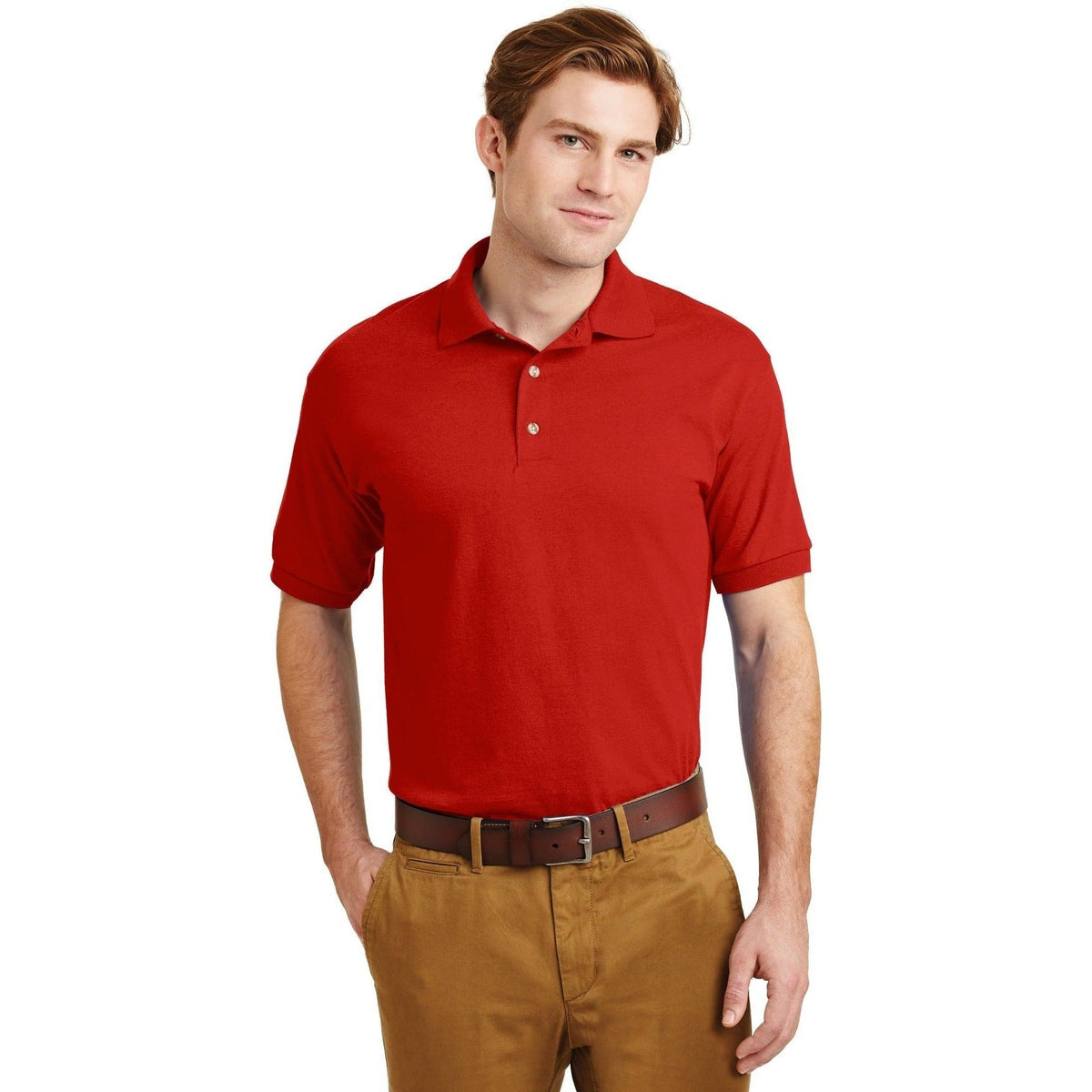 no-logo Gildan DryBlend 6-Ounce Jersey Knit Polo Shirt-Regular-Gildan-Thread Logic