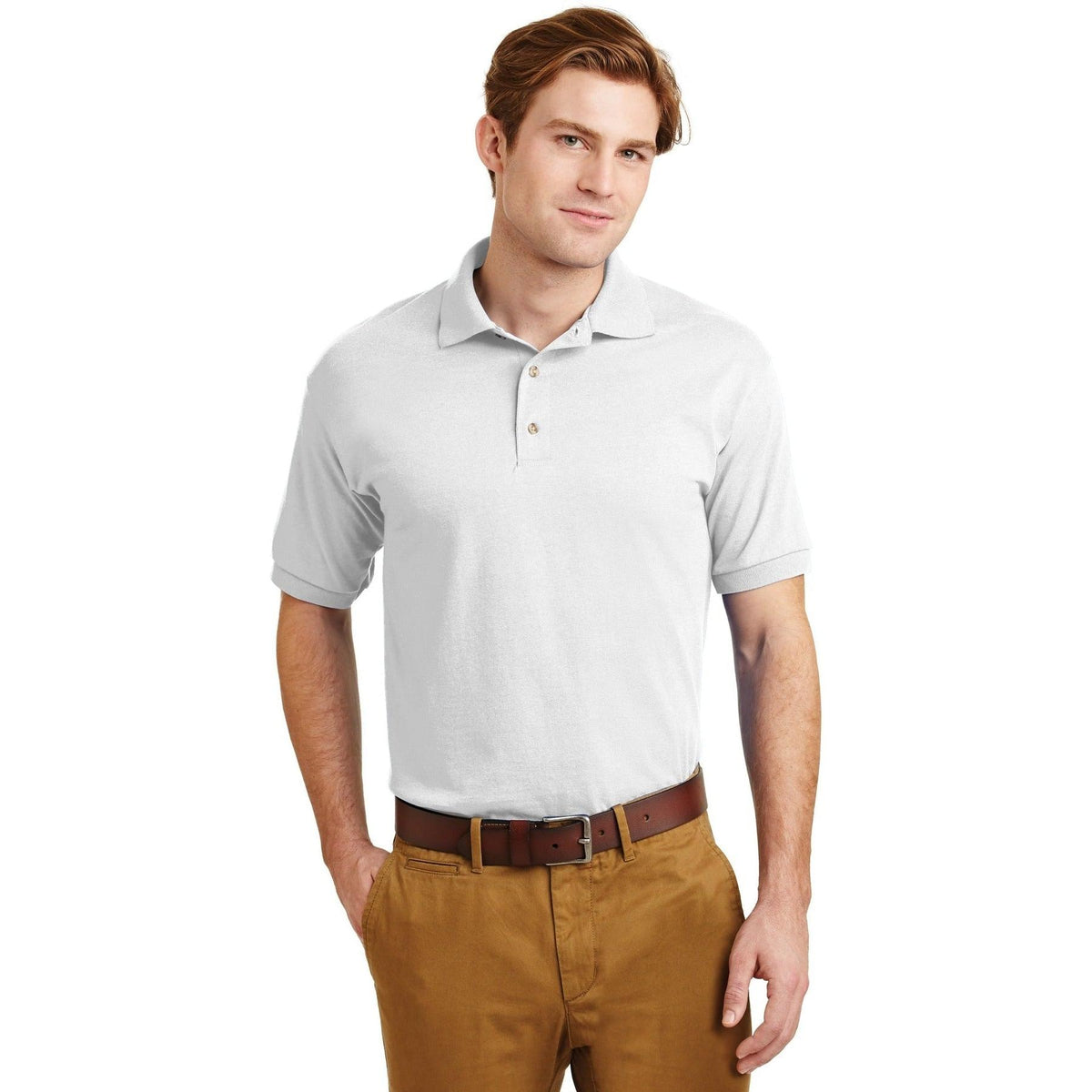 no-logo Gildan DryBlend 6-Ounce Jersey Knit Polo Shirt-Regular-Gildan-Thread Logic