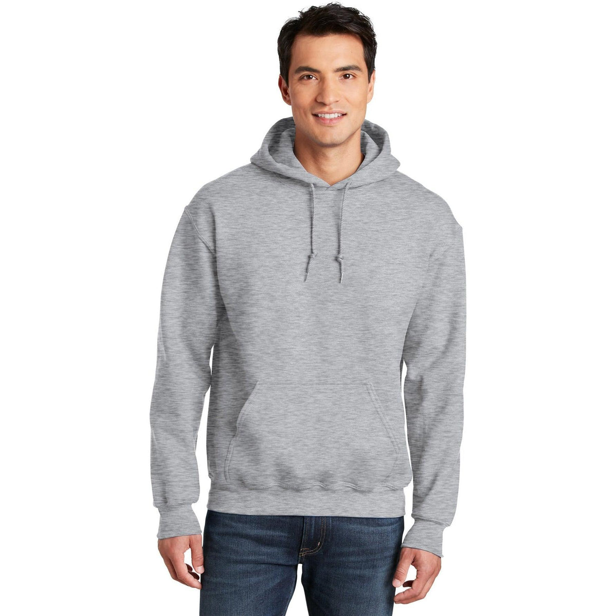 no-logo Gildan DryBlend Hooded Sweatshirt-Hoodies-Gildan-Thread Logic