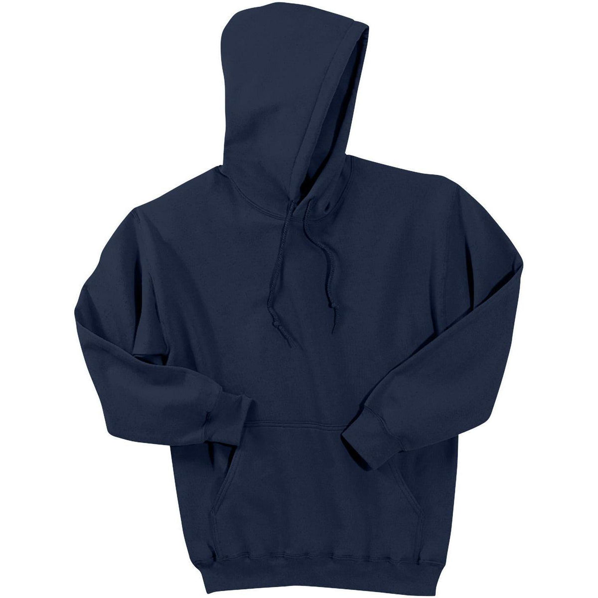 no-logo Gildan DryBlend Hooded Sweatshirt-Hoodies-Gildan-Navy-S-Thread Logic