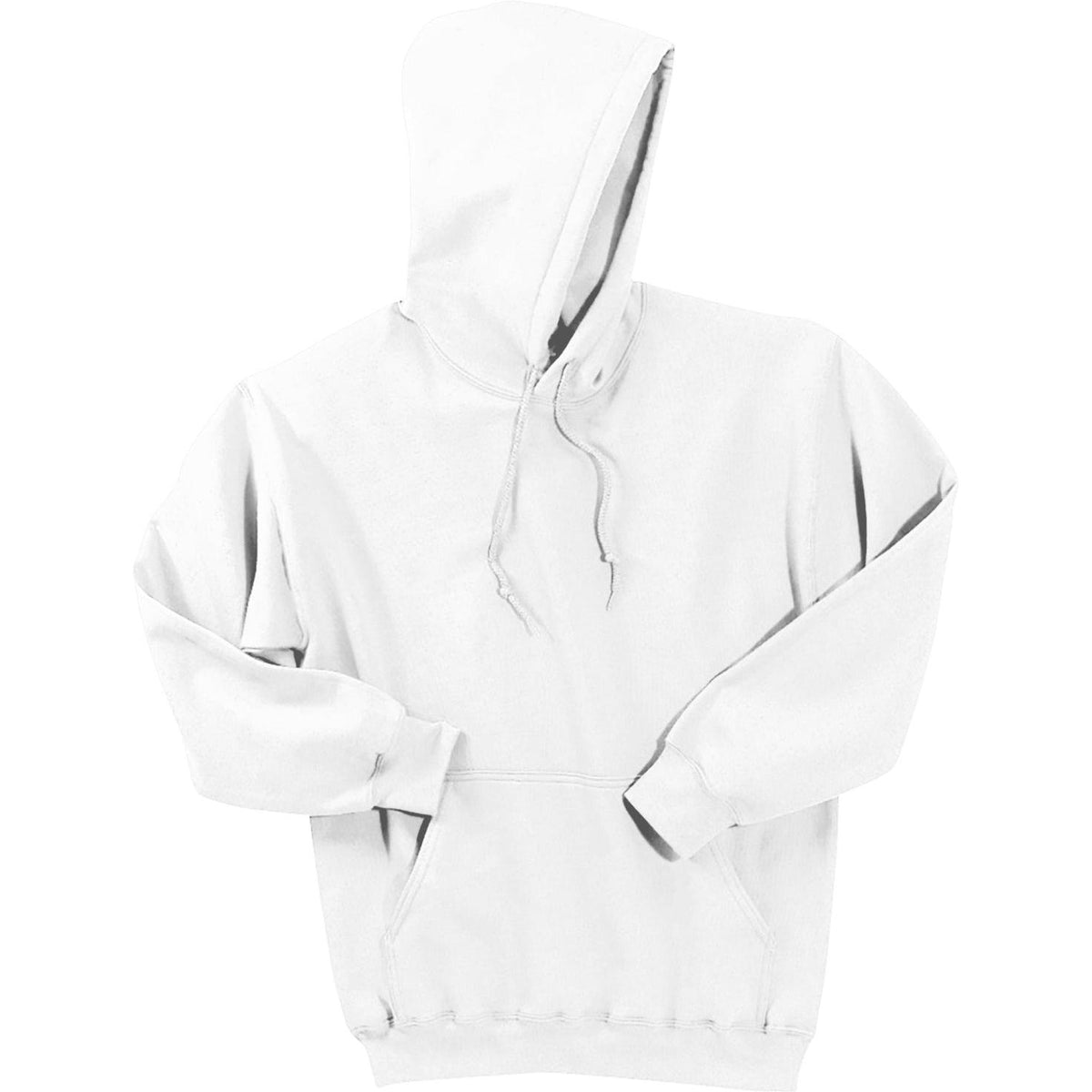 no-logo Gildan DryBlend Hooded Sweatshirt-Hoodies-Gildan-White-S-Thread Logic