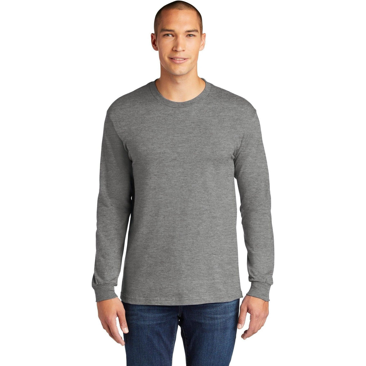 no-logo Gildan Hammer Long Sleeve T-Shirt-Regular-Gildan-Thread Logic