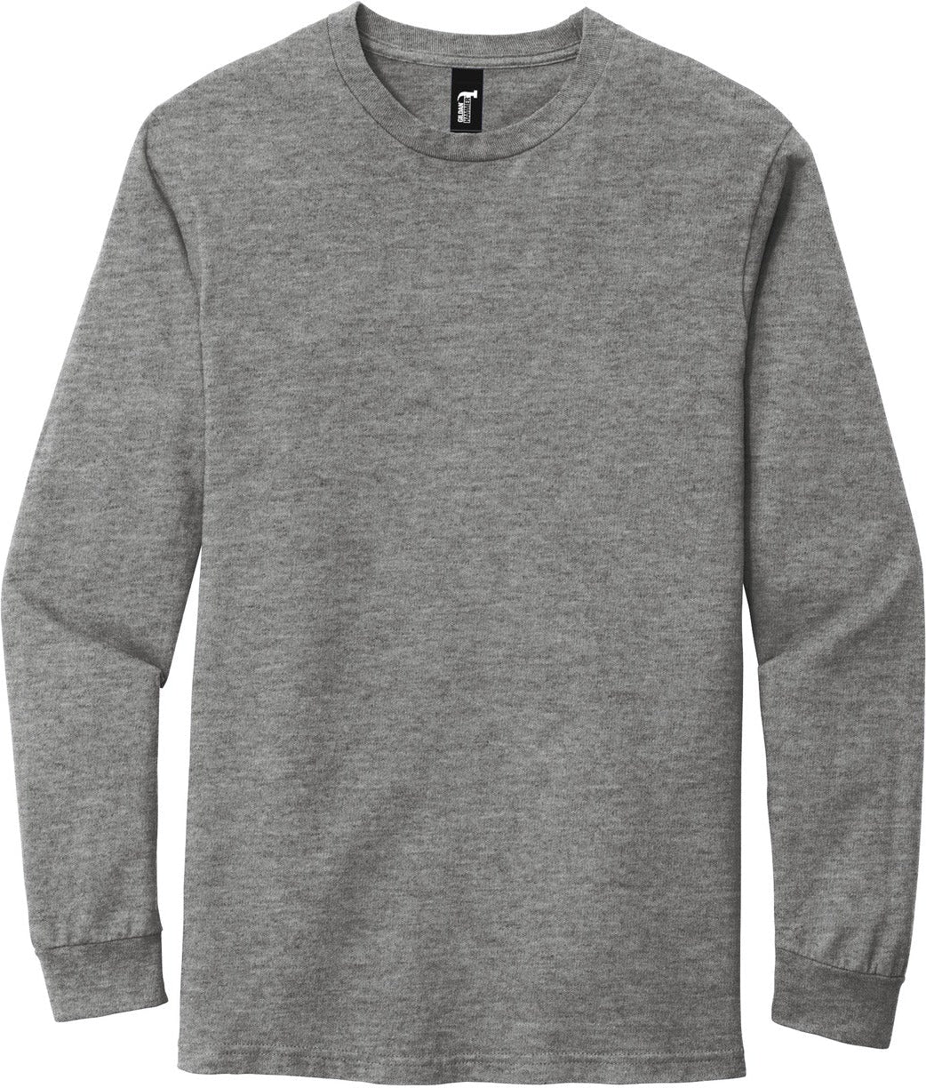 No-Logo CLOSEOUT - Gildan Hammer Long Sleeve T-Shirt-Regular-Gildan-Graphite Heather-S-Thread Logic