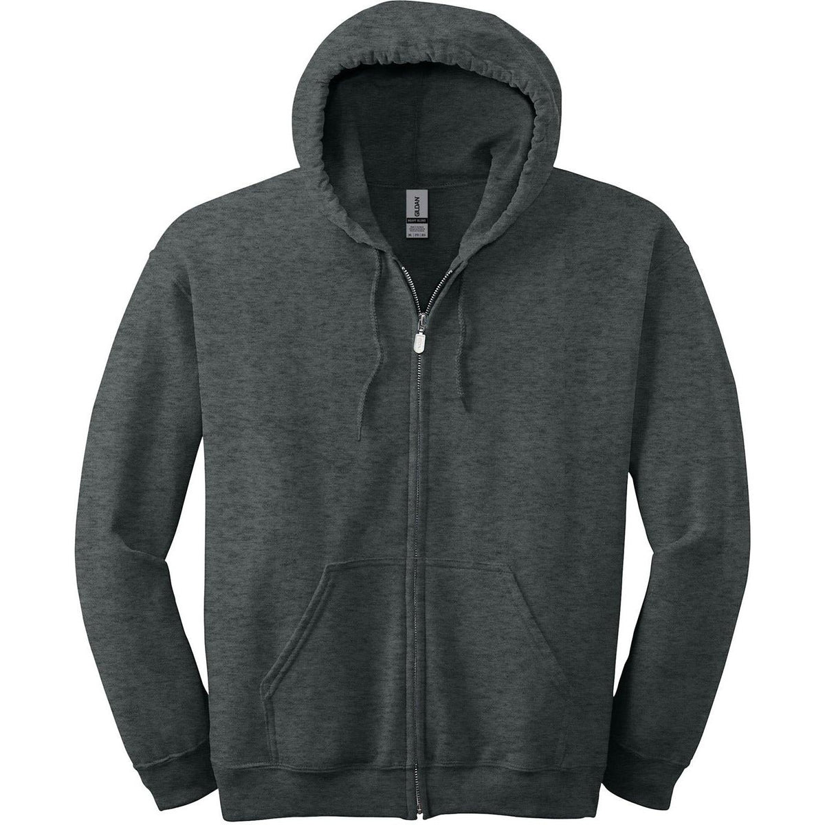 no-logo Gildan Heavy Blend Full-Zip Hooded Sweatshirt