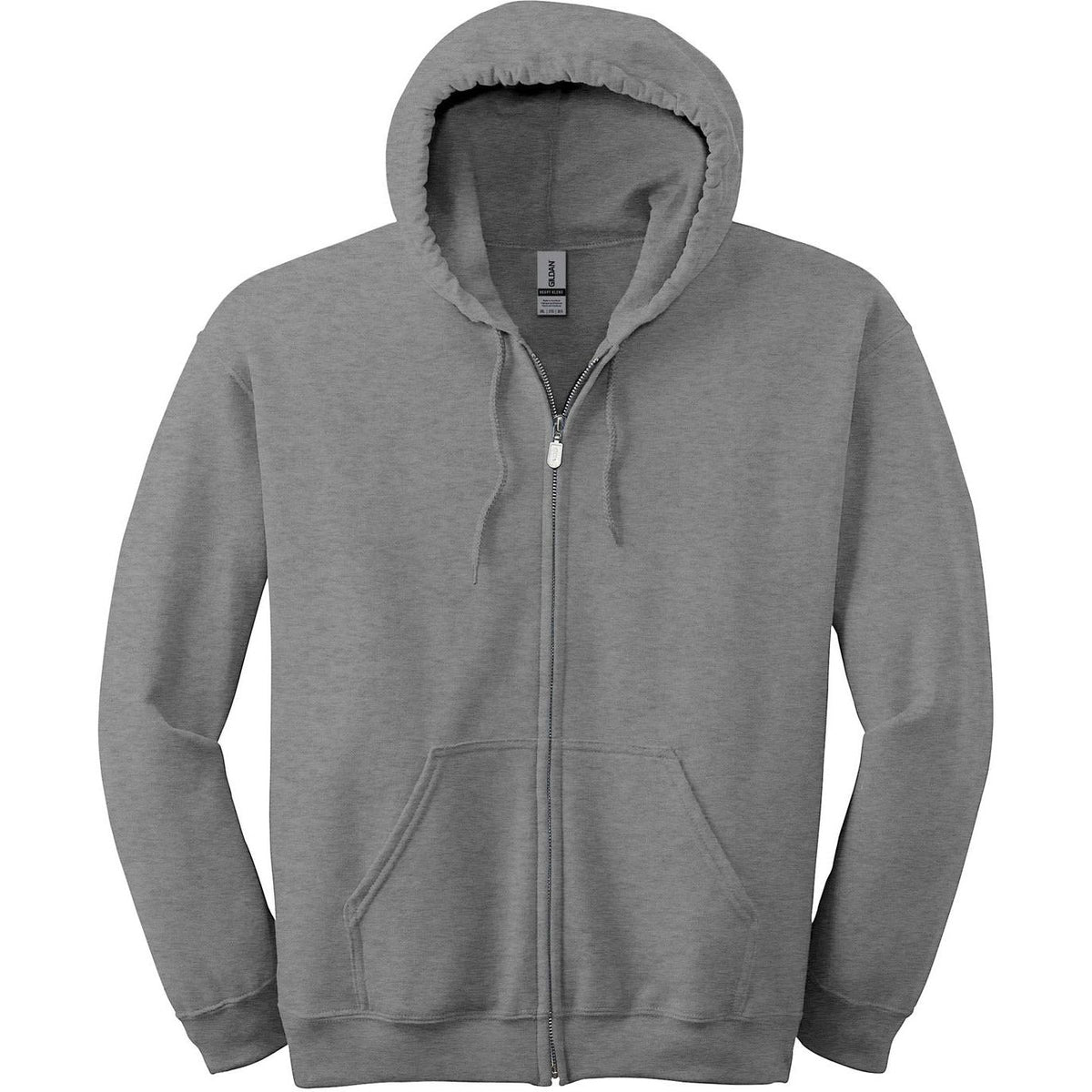 no-logo Gildan Heavy Blend Full-Zip Hooded Sweatshirt