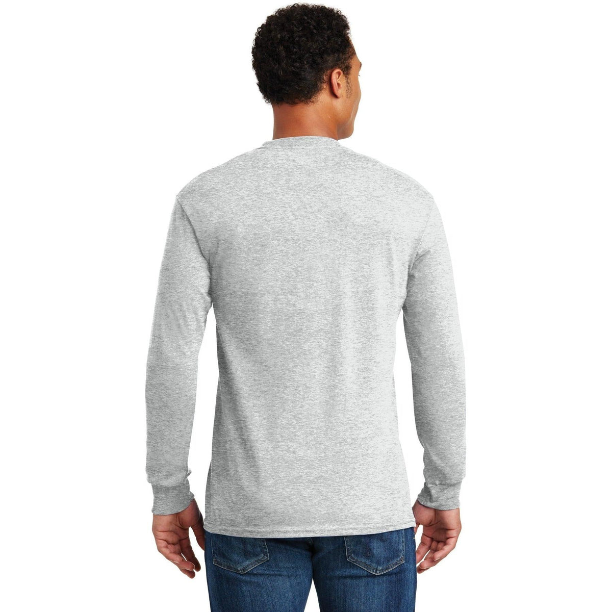 no-logo Gildan Heavy Cotton 100% Cotton Long Sleeve T-Shirt-Regular-Gildan-Thread Logic
