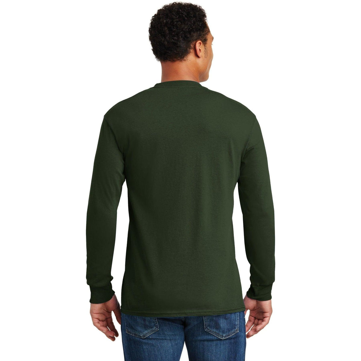 no-logo Gildan Heavy Cotton 100% Cotton Long Sleeve T-Shirt-Regular-Gildan-Thread Logic