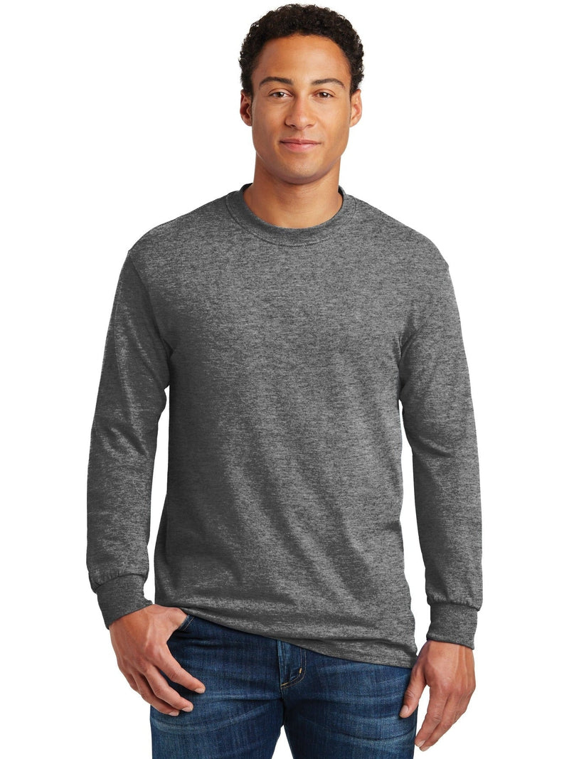 no-logo Gildan Heavy Cotton 100% Cotton Long Sleeve T-Shirt-Regular-Gildan-Thread Logic