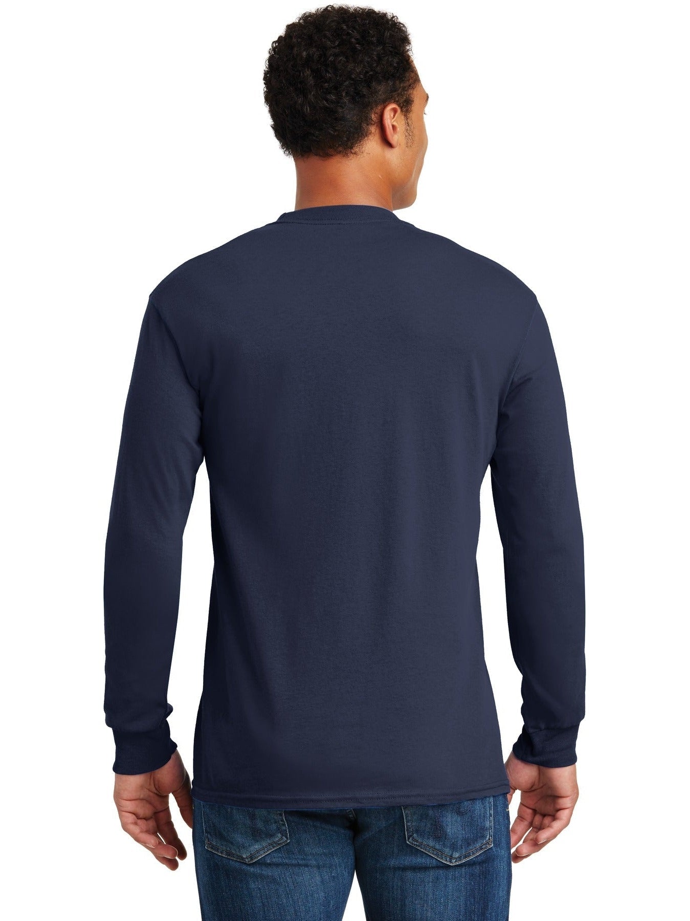 no-logo Gildan Heavy Cotton 100% Cotton Long Sleeve T-Shirt-Regular-Gildan-Thread Logic
