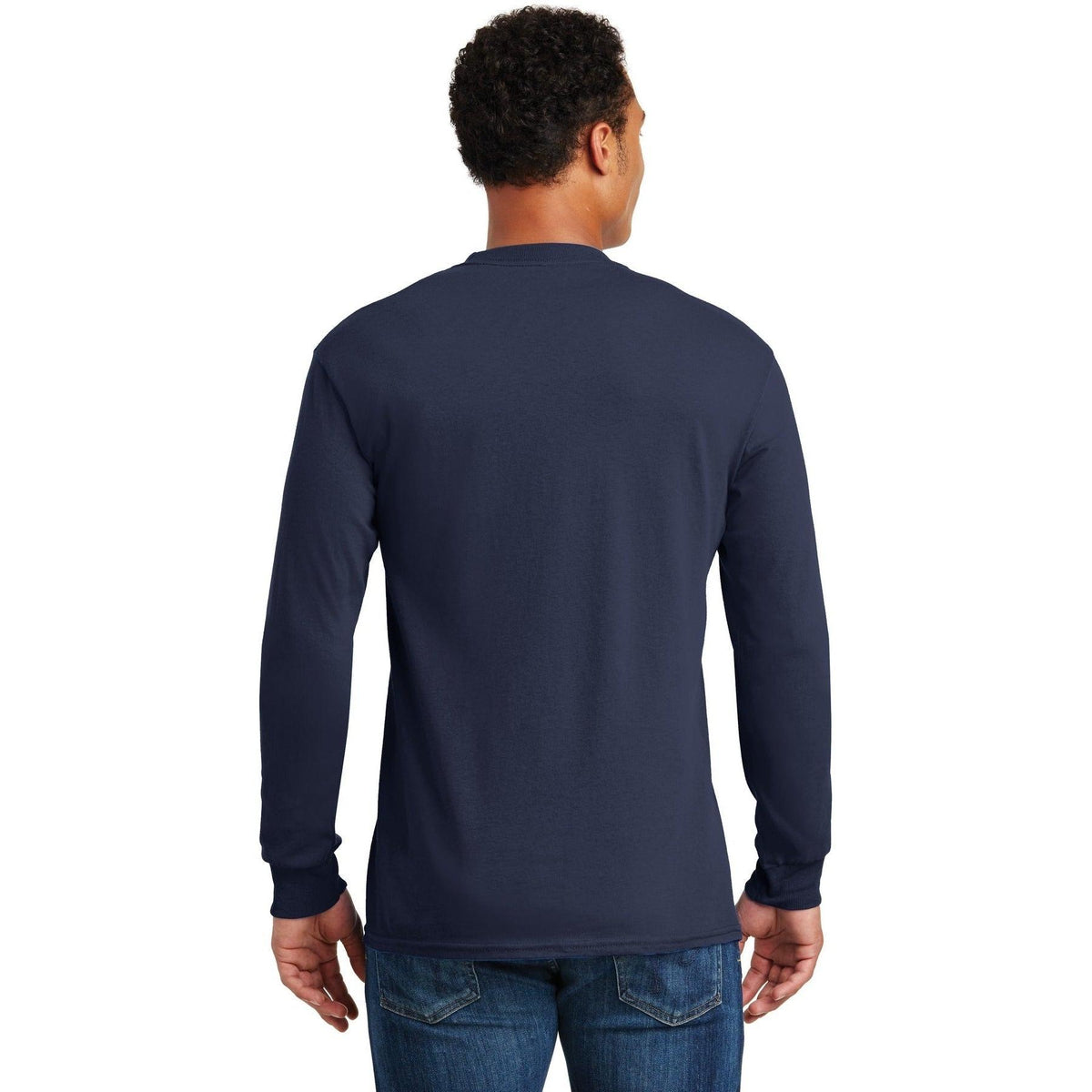 no-logo Gildan Heavy Cotton 100% Cotton Long Sleeve T-Shirt-Regular-Gildan-Thread Logic