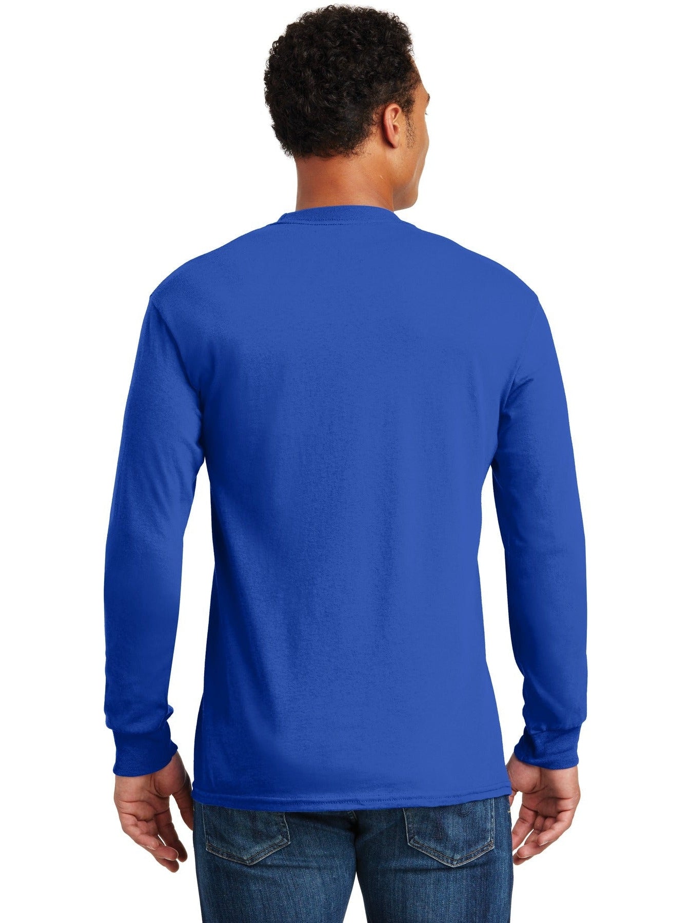 no-logo Gildan Heavy Cotton 100% Cotton Long Sleeve T-Shirt-Regular-Gildan-Thread Logic