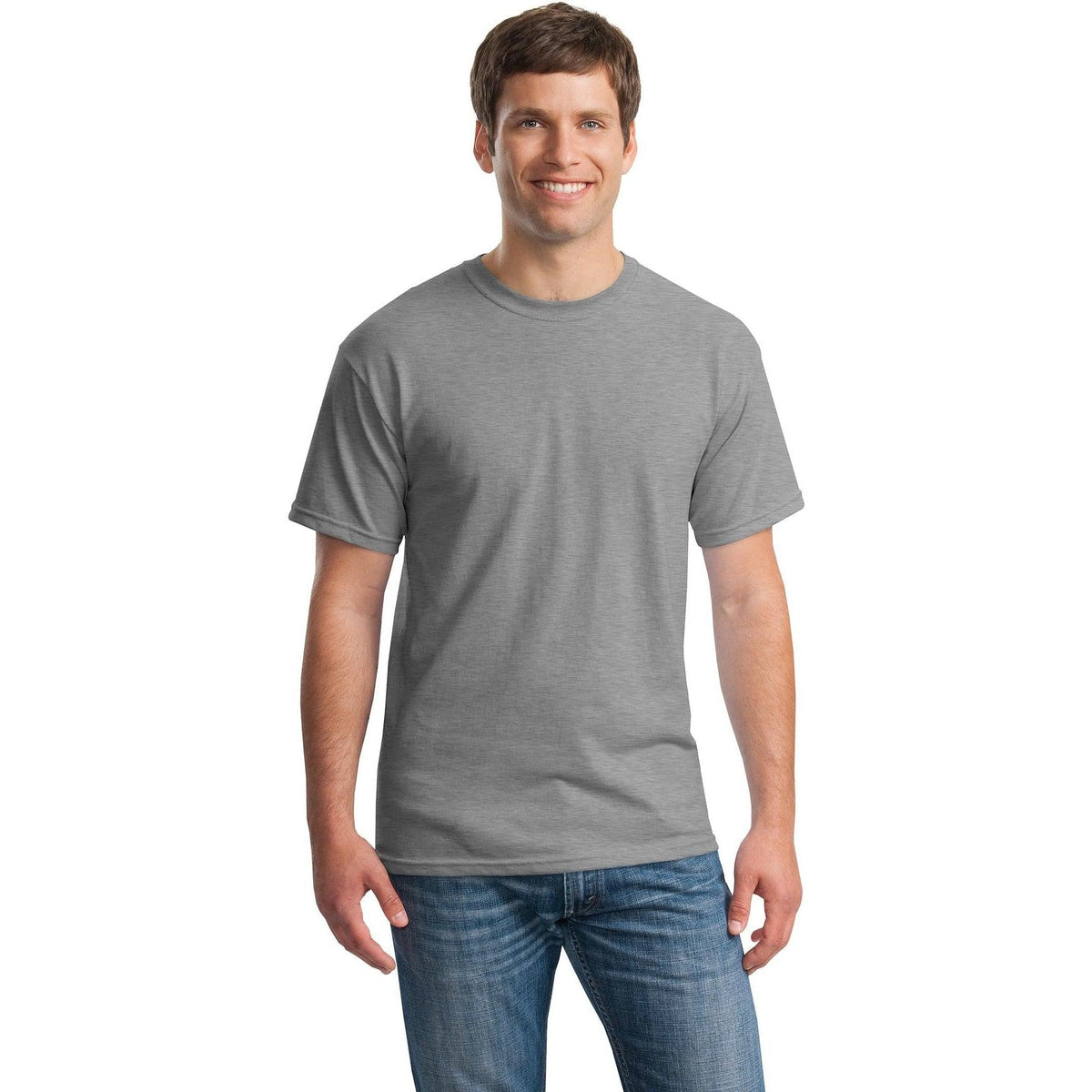 no-logo Gildan Heavy Cotton 100% Cotton T-Shirt-Regular-Gildan-Sport Grey-S-Thread Logic