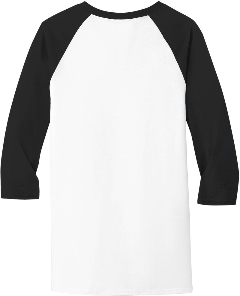 no-logo Gildan Heavy Cotton 3/4-Sleeve Raglan T-Shirt-Regular-Gildan-Thread Logic