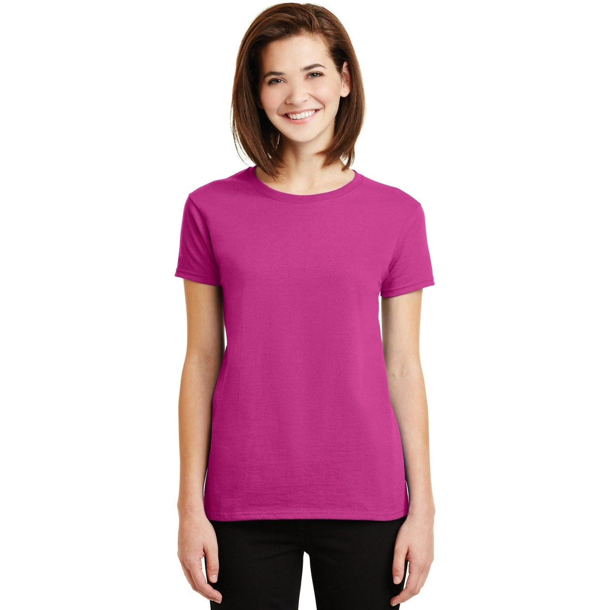 no-logo Gildan Women's 100% Cotton T-Shirt-Polos-Gildan-Thread Logic