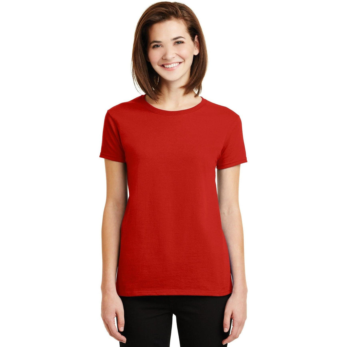 no-logo Gildan Women's 100% Cotton T-Shirt-Polos-Gildan-Thread Logic