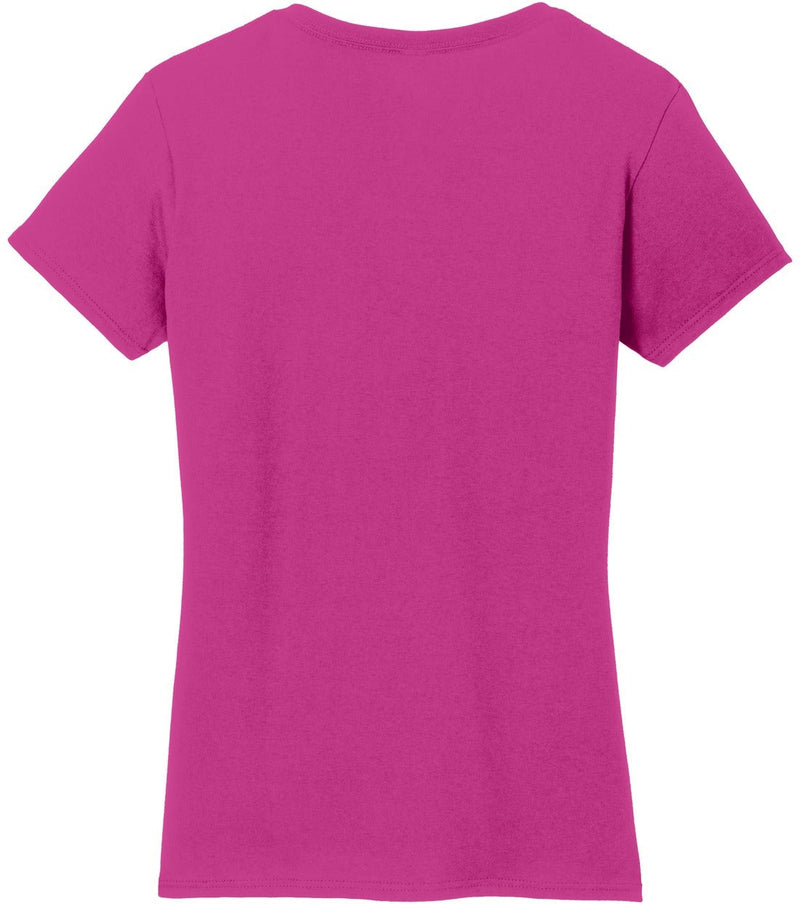 no-logo Gildan Ladies Heavy Cotton 100% Cotton V-Neck T-Shirt-Regular-Gildan-Thread Logic